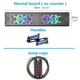 MaadZmec Tech Multifunctional Exercise Table Counting Push Up Board