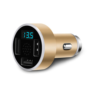 MaadZmec Tech 2 in 1 Aluminium 3 USB Car Charger