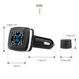 MaadZmec Tech Monitoring System Tire Pressure Car Charger