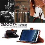 MaadZmec Tech Galaxy S9 Case [Luxurious Genuine Cowhide Leather]
