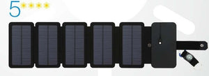 MaadZmec Tech SunPower folding 10W Solar Cells Charger 5V 2.1A USB Output Devices Portable Solar Panels for Smartphones