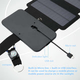 MaadZmec Tech SunPower folding 10W Solar Cells Charger 5V 2.1A USB Output Devices Portable Solar Panels for Smartphones