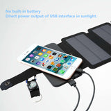 MaadZmec Tech SunPower folding 10W Solar Cells Charger 5V 2.1A USB Output Devices Portable Solar Panels for Smartphones