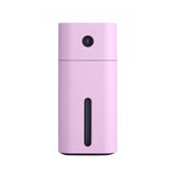 MaadZmec Tech Aroma Essential Oil Diffuser Mini Ultrasonic Square D Humidifier Air Purifier LED Night Light USB Car air freshener