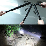 MaadZmec Tech Self Defense Baseball Flashlight Stick Outdoors Emergency Personal Defense