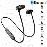 MaadZmec Tech Magnetic Wireless Bluetooth Earphone Stereo Sports Waterproof Earbuds Wireless in-ear Headset with Mic