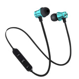 MaadZmec Tech Magnetic Wireless Bluetooth Earphone Stereo Sports Waterproof Earbuds Wireless in-ear Headset with Mic